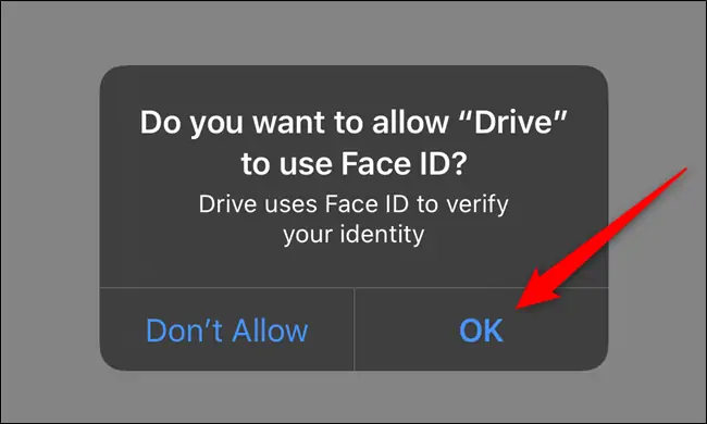 آموزش آنلاک کردن Google Drive در آیفون و آیپد با حسگر تشخیص چهره یا اثر انگشت
