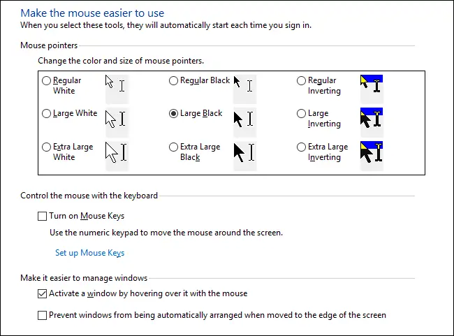 آموزش تنظیمات موس در ویندوز ۱۰: تغییر سرعت موس، اندازه‌ی نشانگر، کنترل موس با کیبورد و …