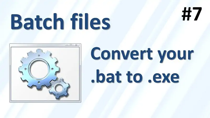 آموزش تبدیل اسکریپت bat به فایل اجرایی معمولی با پسوند exe