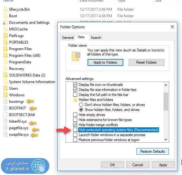 آموزش نمایش پسوند فایل‌ها در ویندوز و روش فعالسازی نمایش فایل‌های سیستمی و شناسایی ویروس‌ها