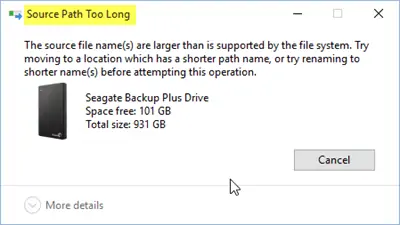حل مشکل دیلیت نشدن فایل‌ها با آدرس طولانی یا Source Path Too Long در ویندوز