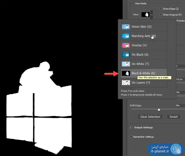 آموزش جدا کردن عکس از پس‌زمینه در فتوشاپ و بهینه‌سازی لبه‌ها با Select and Mask