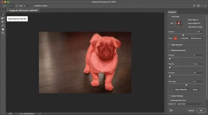 آموزش جدا کردن عکس از پس‌زمینه در فتوشاپ و بهینه‌سازی لبه‌ها با Select and Mask