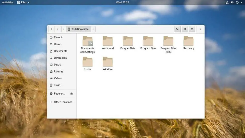 آموزش نصب لینوکس Fedora در کنار ویندوز