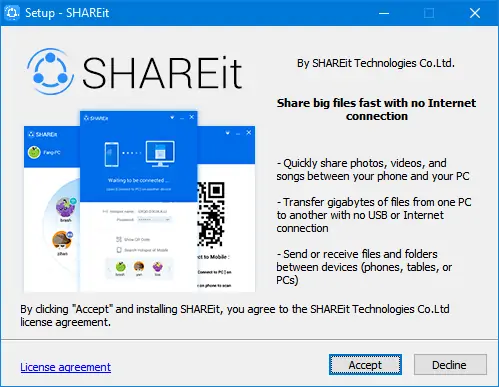آموزش انتقال فایل بین دو کامپیوتر از طریق SHAREit