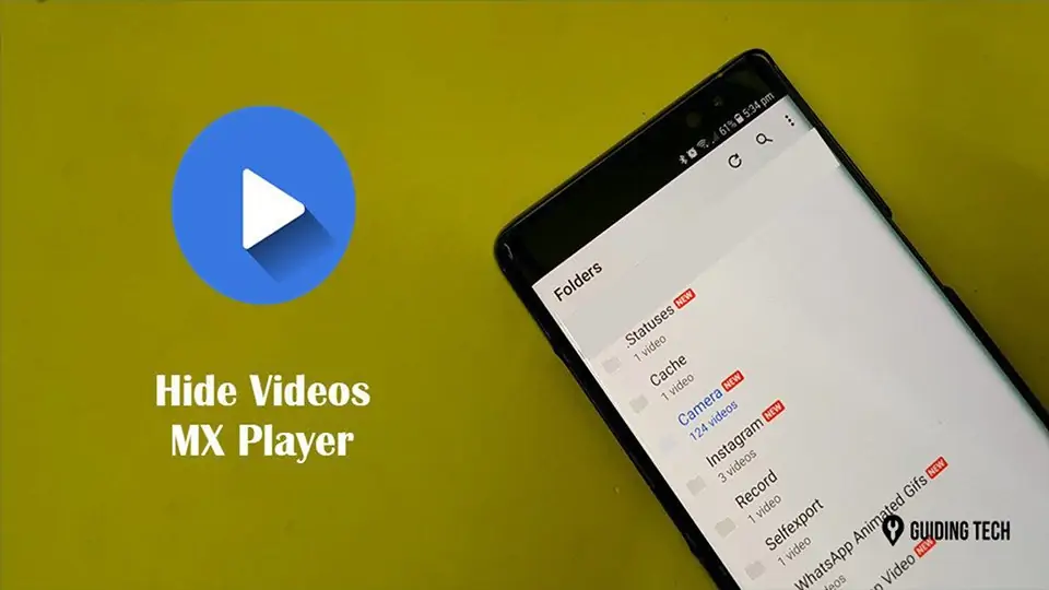 چگونه ویدیوها و فیلم‌ها را در MX Player اندروید مخفی کنیم؟