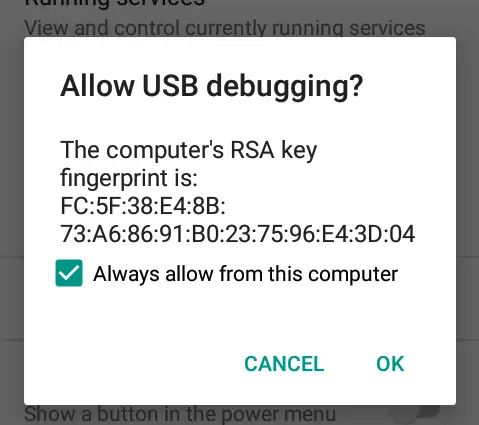 روش مجاز کردن USB Debugging و حل مشکل ADB Device Unauthorized در اندروید