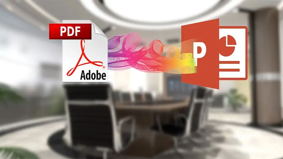 آموزش تبدیل پی‌دی‌اف به پاورپوینت با Adobe Acrobat و سایت Smallpdf