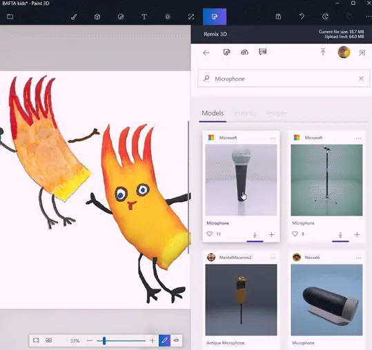 آموزش تبدیل طرح دوبعدی به سه‌بعدی با Paint 3D مایکروسافت