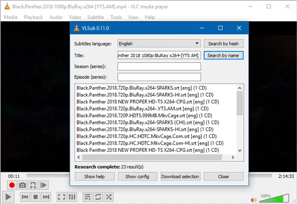 آموزش دانلود زیرنویس فیلم‌ها در VLC با افزونه‌ی VLsub