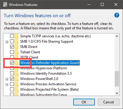 وب‌گردی امن در Edge با دیوار امنیتی Windows Defender Application Guard در ویندوز ۱۰