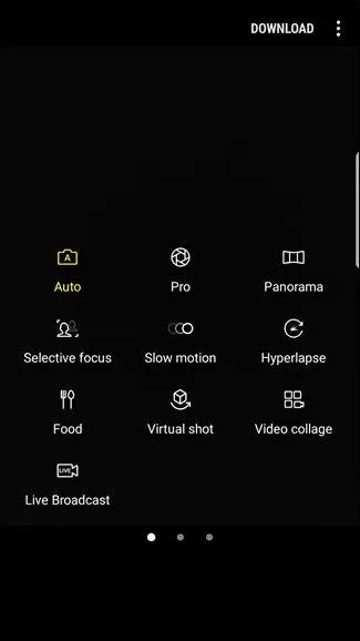 آموزش استفاده از تنظیمات اپ دوربین سامسونگ در حالت Pro Mode