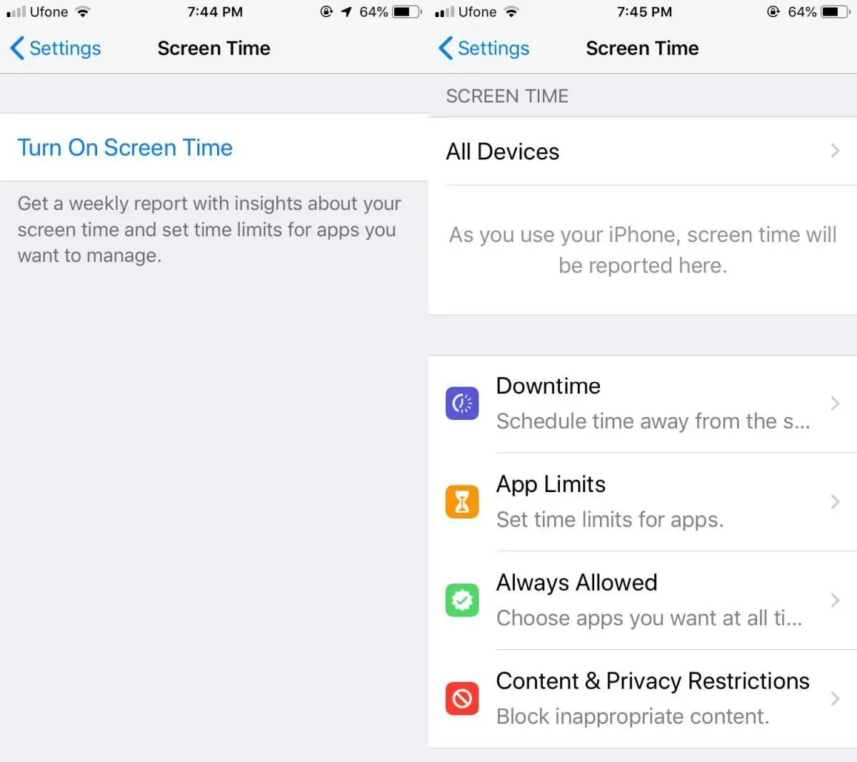 آموزش محدود کردن استفاده از آیفون و اپ‌ها در iOS 12 با Screen Time