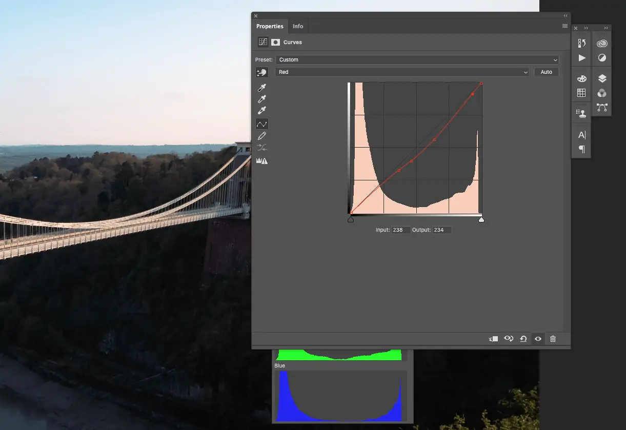 آموزش کار با Curve و هیستوگرام در فتوشاپ برای تغییر رنگ‌ها و روشنایی و تضاد