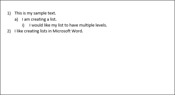 آموزش ایجاد لیست شماره‌دار با Multilevel Lists و ایجاد هدینگ‌های شماره‌دار در Word