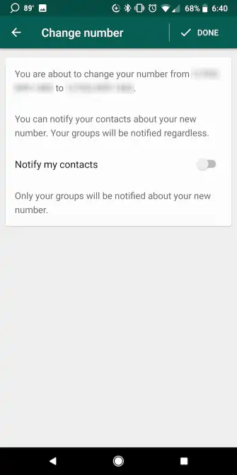 روش تغییر شماره تلفن در پیام‌رسان واتس‌اپ برای انتقال تنظیمات و مخاطبین و گروه‌ها به شماره جدید
