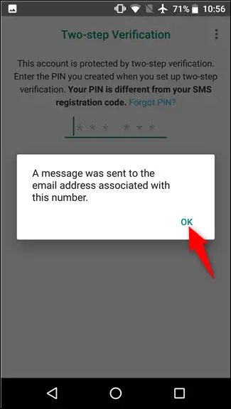 آموزش بازیابی PIN در پیام‌رسان واتس‌اپ برای تغییر گوشی