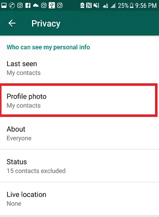 چگونه تصویر پروفایل واتس‌اپ را از دید دیگران پنهان کنیم؟