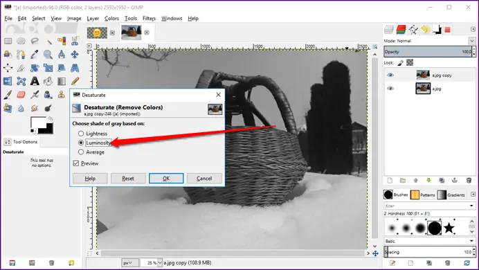 آموزش حذف پس‌زمینه عکس و شفاف کردن بک‌گراند لوگو و آیکون در GIMP