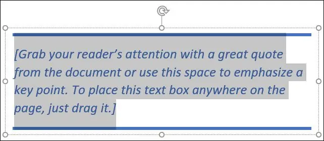 آموزش استفاده از Text Box یا کادر متن با طراحی و ابعاد دلخواه در Word