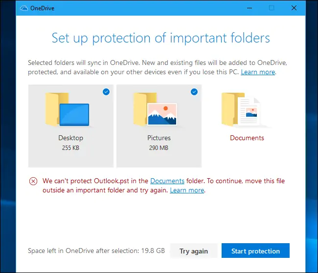آموزش همگام‌سازی فولدرهای Documents و Desktop‌ ویندوز با قابلیت Folder Protection وان‌درایو