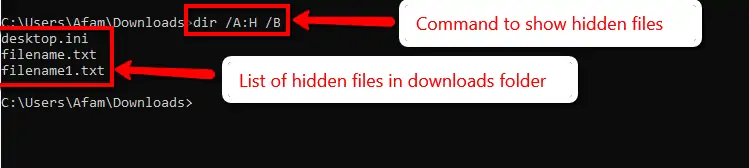 مدیریت فایل‌ها، مخفی کردن و Unhide کردن فایل‌ها در ویندوز با دستورات cmd
