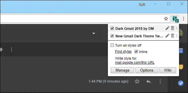 نحوه فعال کردن قالب مشکی در Gmail تحت وب