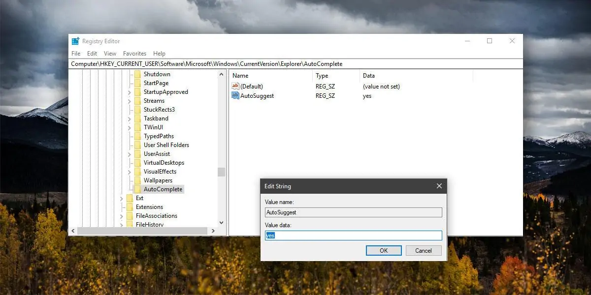 آموزش فعال کردن تکمیل خودکار نام فایل و فولدرها در File Explorer ویندوز