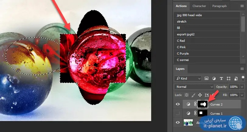 آموزش کپی کردن Adjustment Layer یا لایه‌ بهینه‌سازی عکس در فتوشاپ و جابجایی و تغییر اندازه آن