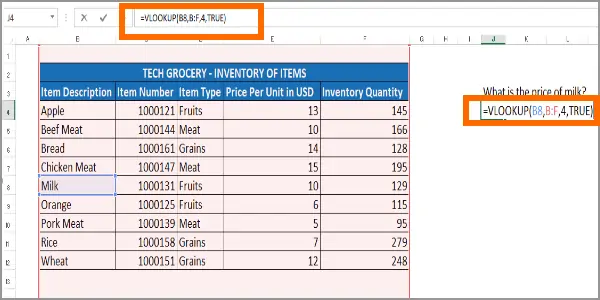 آموزش استفاده از VLookup برای جستجو کردن جداول در اکسل