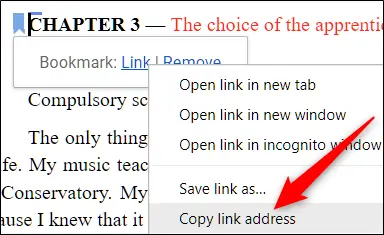 آموزش بوک‌مارک یا نشان کردن صفحات در فایل Word آنلاین توسط Google Docs