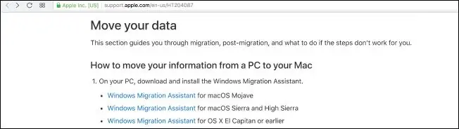 آموزش انتقال تمام فایل‌های کاربر از ویندوز به مک با استفاده از Windows Migration Assistant