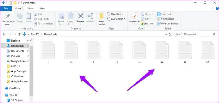آموزش مرتب‌سازی عددی فایل‌ها و مرتب‌سازی فولدرها به ترتیب حجم در ویندوز ۱۰