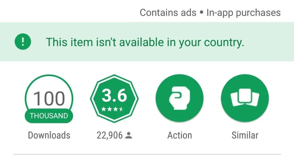 روش‌های رفع ارور This Item Isn’t Available in Your Country در دانلود اپ از گوگل پلی