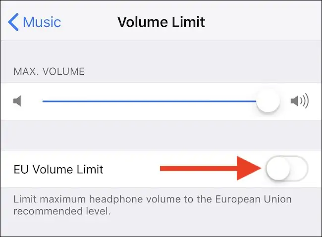 آموزش محدود کردن بلندی صدا در اپ Apple Music