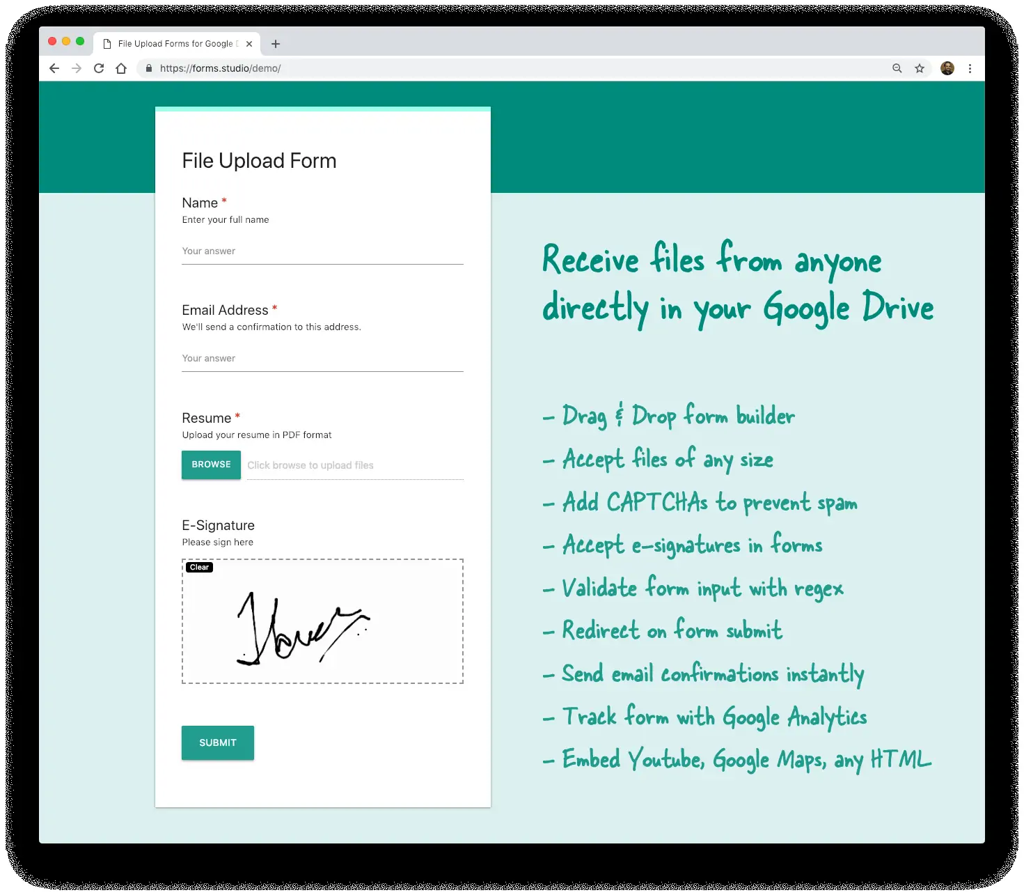 آموزش فرم آنلاین برای متقاضیان به همراه قابلیت آپلود فایل در گوگل درایو