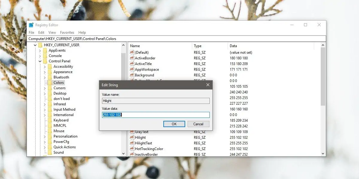 روش تغییر رنگ مستطیل انتخاب چند فایل و فولدر در ویندوز