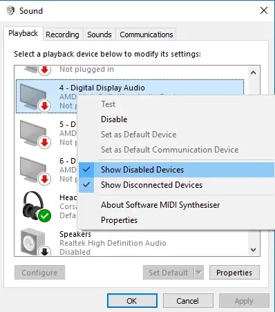 روش استفاده از پورت آپتیکال یا S/PDIF و سیستم صوتی با ورودی آپتیکال در ویندوز