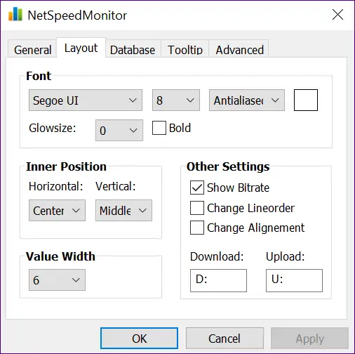 نمایش سرعت اینترنت در تسک‌بار ویندوز ۱۰ و بررسی ترافیک مصرفی با NetSpeedMonitor
