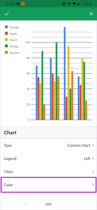 آموزش نمایش برچسب سری‌ها و برچسب داده‌ها در نمودارهای Google Sheets