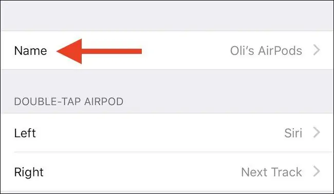 چگونه نام AirPods را تغییر بدهیم؟