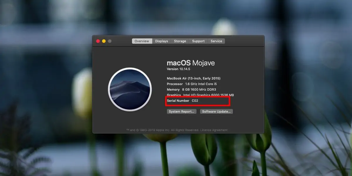 آموزش چک کردن سریال نامبر مک‌بوک و آی‌مک در macOS