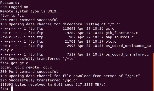 آموزش استفاده از دستور ftp و sftp برای انتقال فایل در لینوکس