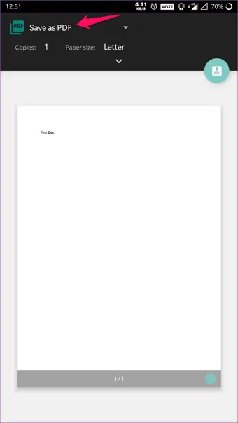 آموزش تبدیل فایل متنی به PDF در اندروید با اپلیکیشن Word مایکروسافت