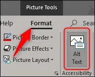 آموزش نوشتن متن جایگزین یا Alt Text برای عکس‌ها در PowerPoint