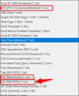 آموزش تبدیل لیست داده‌ها در نرم‌افزارهایی مثل Word به فایل CSV