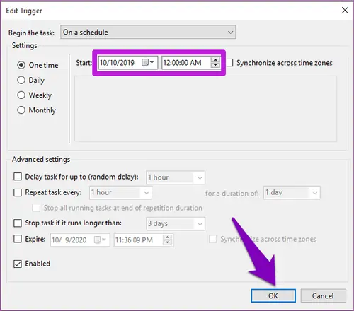 آموزش خاموش کردن زمان‌بندی شده سیستم ویندوزی با Task Scheduler