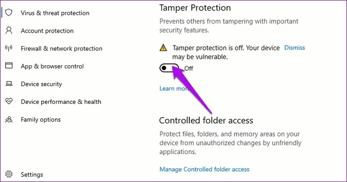 آشنایی با قابلیت امنیتی Tamper Protection در ویندوز ۱۰ و فعالسازی آن