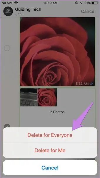 آموزش حذف عکس برای همه در گروه‌های واتس‌اپ