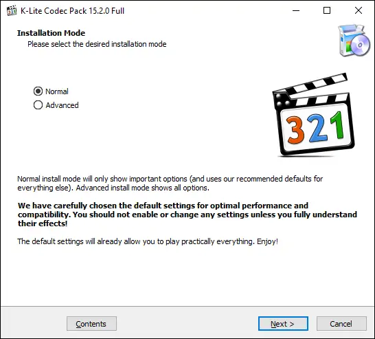 آموزش نصب کدک پک K-Lite برای باز کردن انواع ویدیو و صدا در ویندوز